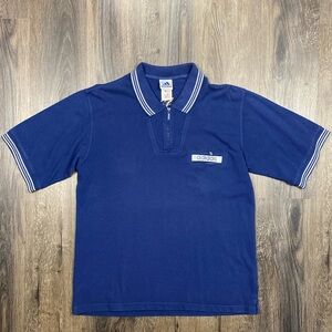 VINTAGE Adidas 1/4 zip polo shirt. Men’s Large